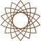 Ekena Millwork Eleanor Wood Fretwork Pierced Ceiling Medallion, Walnut, 30"OD x 11 1/2"ID x 1/4"T CMWP30X30X0250EAWA - alternate 4